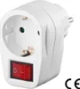 ORSEM Steckdosenadapter Schutzkontakt 3500W Adapter Produktbild-Vorschau 1