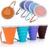4 Pack Faltbarer Reisebecher mit Deckel, 270ml Silikon Produktbild-Vorschau 1