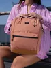 Himawari | Sac à dos de sport couleur pêche, en tissu Voir les images du produit 7