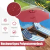 Parasol COSTWAY φ 250 cm, parasol de jardin avec manivelle Voir les images du produit 4