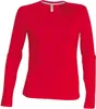 Kariban Damen Langarmshirt V-Neck Bluse Shirt Oberteil Produktbild-Vorschau 1