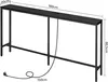 Table console avec station de recharge 180 cm Connexions Voir les images du produit 3