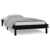 vidaXL Massivholzbett mit LEDs Schwarz 90x190 cm -  Betten Produktbild-Vorschau 14