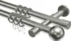 Interdeco Gardinenstange / Vorhangstange Edelstahl-Optik, Produktbild-Vorschau 1