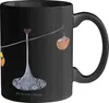 Mr. & Mrs. Panda Kaffeetasse Sternzeichen Waage - Schwarz - Produktbild-Vorschau 1