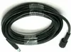 A coiled black pressure washer hose on a white background. Produktbild-Vorschau