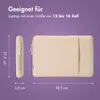 imoshion Laptop Hülle 15-16 Zoll - Laptop Sleeve mit Fach - Produktbild-Vorschau 4