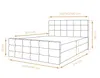 AX LIVING Bett mit Bettkasten 180x200 cm Argentaro Produktbild-Vorschau 4