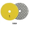 Set de pads abrasifs diamantés à sec 100mm Granulométrie 50 Voir les images du produit 5