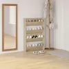 vidaXL Scarpiere da parete, 2 pezzi, rovere Sonoma, Anteprima dell’immagine prodotto 3
