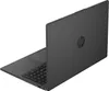 A dark gray HP laptop is shown from a rear-diagonal angle against a white background. Produktbild-Vorschau