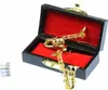 Saxofonohrringe Ohrringe Saxofon Miniblings Jazz Produktbild-Vorschau 3