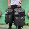 50L Taktischer Rucksack Schwarz - Wasserdicht, Nylon, Produktbild-Vorschau 5