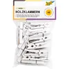 folia Holzklammern weiß 3 Größen sortiert 48 Stück Produktbild-Vorschau 2