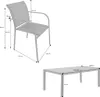 sweeek - Ausziehbarer Gartentisch 200/320cm + 10 Sessel - Produktbild-Vorschau 6