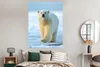 MuchoWow® Poster Eisbär - Jungtier - Schnee 120x160 cm - Produktbild-Vorschau 4
