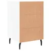 vidaXL Table de nuit blanc 40x40x66 cm bois composite Voir les images du produit 9