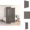 vidaXL paravento 3 pezzi antracite 150x200 cm tessuto - Anteprima dell’immagine prodotto 1