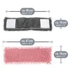 Two different sizes of mop heads are shown with dimensions indicated. Produktbild-Vorschau