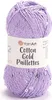 YarnArt Baumwolle Gold Paillettes Hellviolett: Glänzendes Produktbild-Vorschau 1