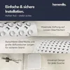 Sprchová rohož Homerella® protišmyková 53 x 53 cm – 100 % Náhľad obrázku produktu 4