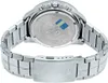 The back of a silver Casio Edifice watch with a metal band. Produktbild-Vorschau