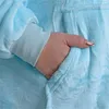 Deckenpullover Pullover Decke Kuscheldecke Oversize Uni Produktbild-Vorschau 8
