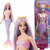 Lalka Barbie syrenka z ruchomą płetwą ogonową, muszlowym Podgląd zdjęcia produktu 3