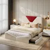ProximaX Praktisches Doppelbett 140x200 cm mit integrierten Produktbild-Vorschau 3