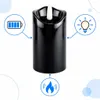 LED Kerze Batterie Kerze Grablicht Flammenlos Schwarz mit Produktbild-Vorschau 12