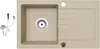 [Granitspüle 76x44 Beige+ Armatur]Hochwertig beidseitig Produktbild-Vorschau 3