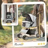 PawHut Hundewagen Hundebuggy Pet Hunde Buggy Stroller Produktbild-Vorschau 12