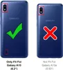 Comparison of two Samsung phones, one with a checkmark indicating it fits and another with an X indicating it does not. Produktbild-Vorschau