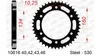 AFAM Kettenrad 10616-40 Hinten für HONDA MOTORCYCLES VTR Produktbild-Vorschau 1