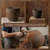 Teramico Vaso in Vetroceramica "Egg Pot" Marrone lava - Ø Anteprima dell’immagine prodotto 4