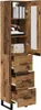 vidaXL Highboard Altholz 34,5 x 34 x 180 cm Holzwerkstoff Produktbild-Vorschau 3