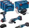 Bosch  Combo Kit 4 tool kit 18V Profi Set Metall Produktbild-Vorschau 1