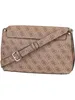 GUESS Damen Umhängetasche Meridian Latte Logo : beige-26 Produktbild-Vorschau 31