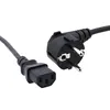 Hochwertiges Netzkabel IEC-C13 Kaltgeräte-Stecker 1,2m für Produktbild-Vorschau 2