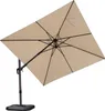 PURPLE LEAF Ampelschirm Twist 300 x 300 cm Sonnenschirm mit Produktbild-Vorschau 9