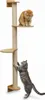 130 cm Arbre à chat mural avec 2 plateaux pour chats - Voir les images du produit 1