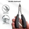 AdroitGoods Kleštičky na tvrdé nehty - černé - Kleštičky na Náhled obrázku produktu 3