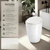 Tabouret coffre de rangement - blanc Voir les images du produit 2