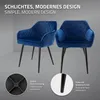 ML-Design zestaw 2 krzeseł do jadalni z podłokietnikami i Podgląd zdjęcia produktu 3