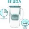 Wasserfilterkanne aus Glas 2.9 L Blau Kompatibel mit Produktbild-Vorschau 14