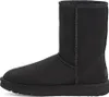 A black UGG boot shown from the side against a white background. Náhled obrázku produktu