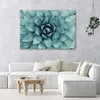 Leinwandbild blaue aloe vera 100x70 cm Feeby grün wandbild Produktbild-Vorschau 2