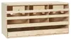 vidaXL 3-dielne hniezdo 72x33x38 cm borovicový masív Náhľad obrázku produktu 5