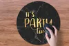 MuchoWow® Mauspad Mousepad Zitate - Party - Gold - Marmor Produktbild-Vorschau 3