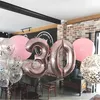 Ballon en plastique lettre K, or rose, env. 80 cm, à Voir les images du produit 4